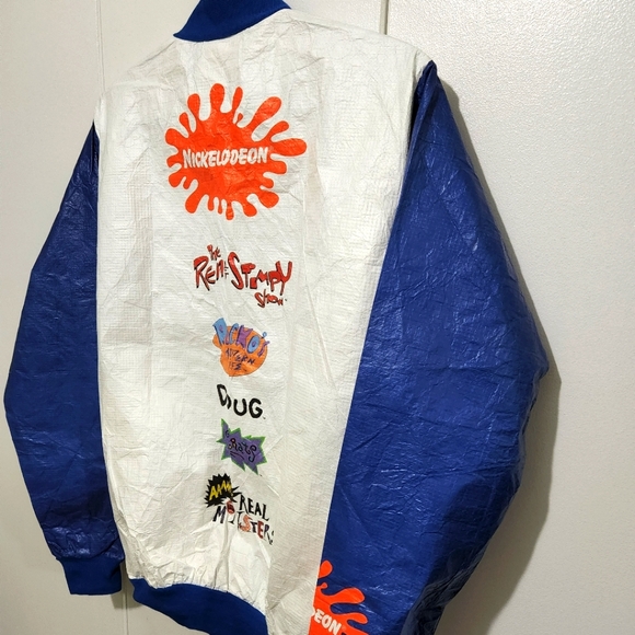 COPY - Vintage 90's Nickelodeon Tyvek windbreaker. Size adult small. - Picture 8 of 14
